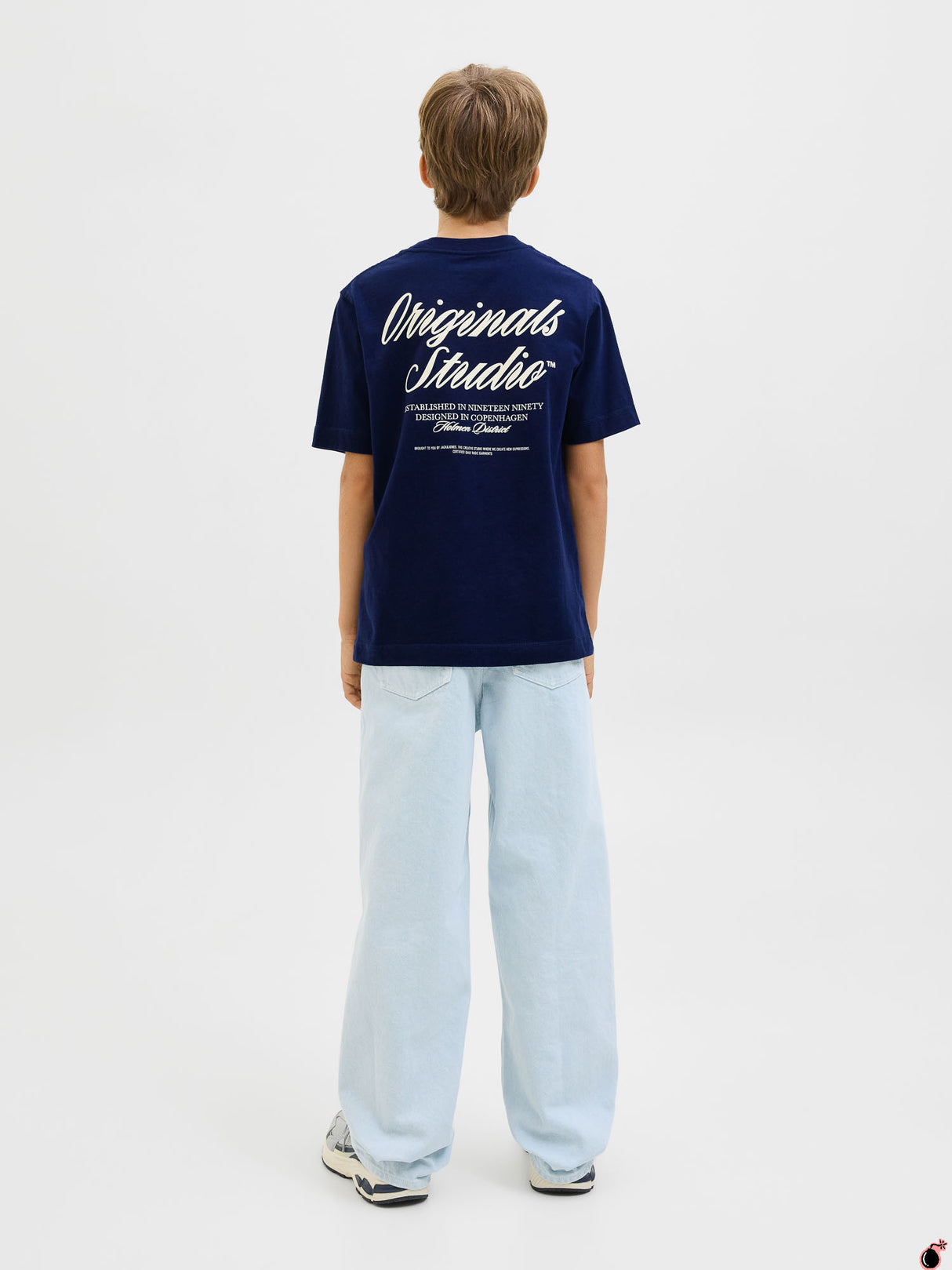 T shirt NORREBRO Bleu (JUNIOR)