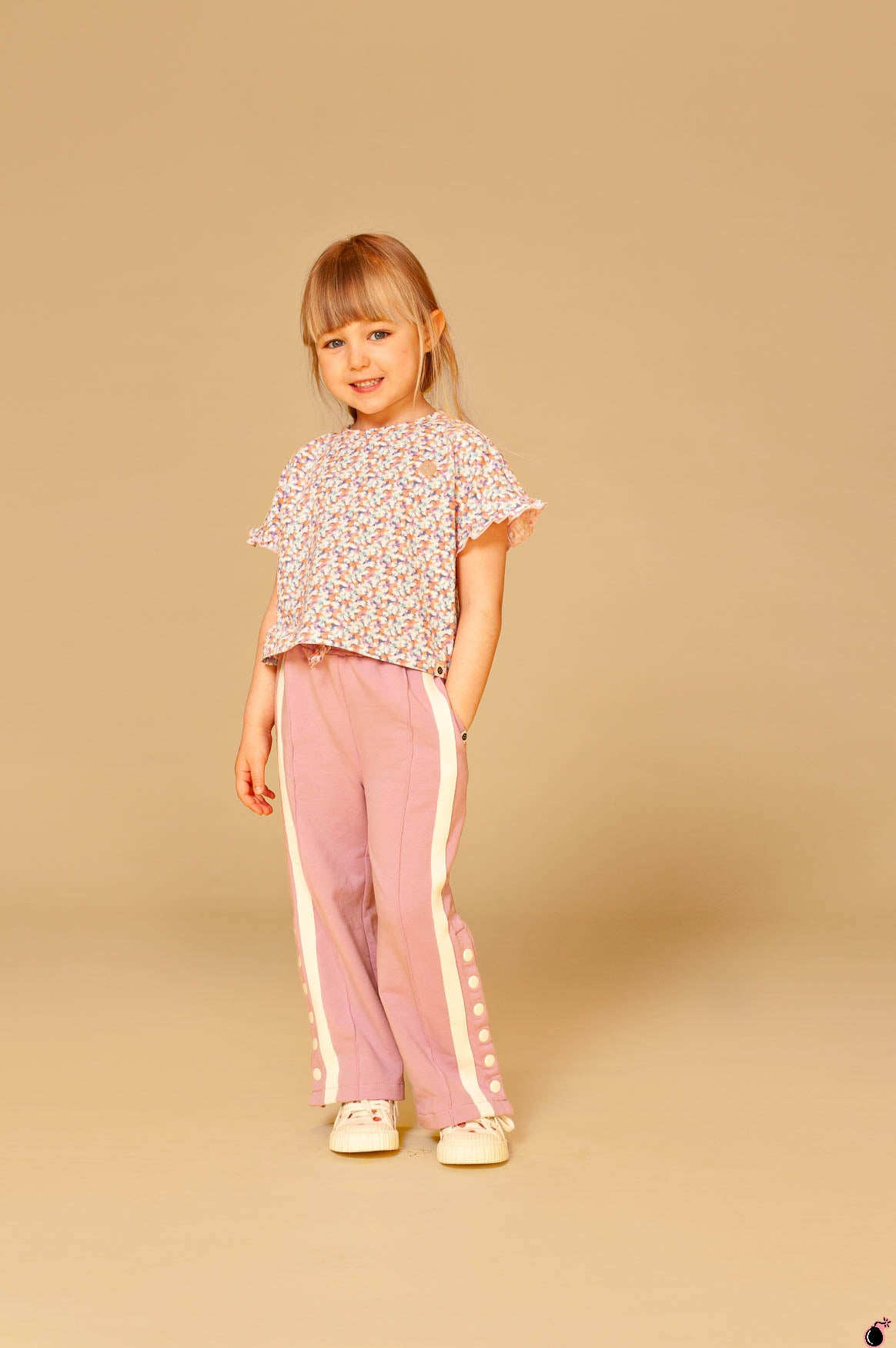 T shirt Maia Rose Poudré