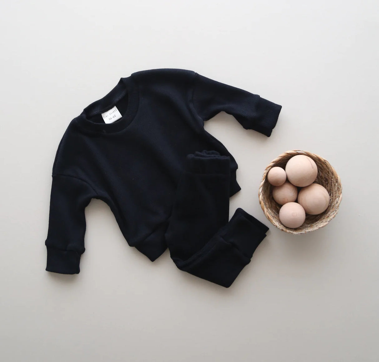 COSY Schwarzes 2-teiliges Set