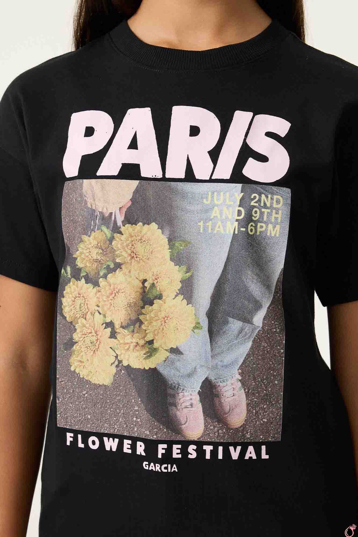 T shirt Beatrice Noir