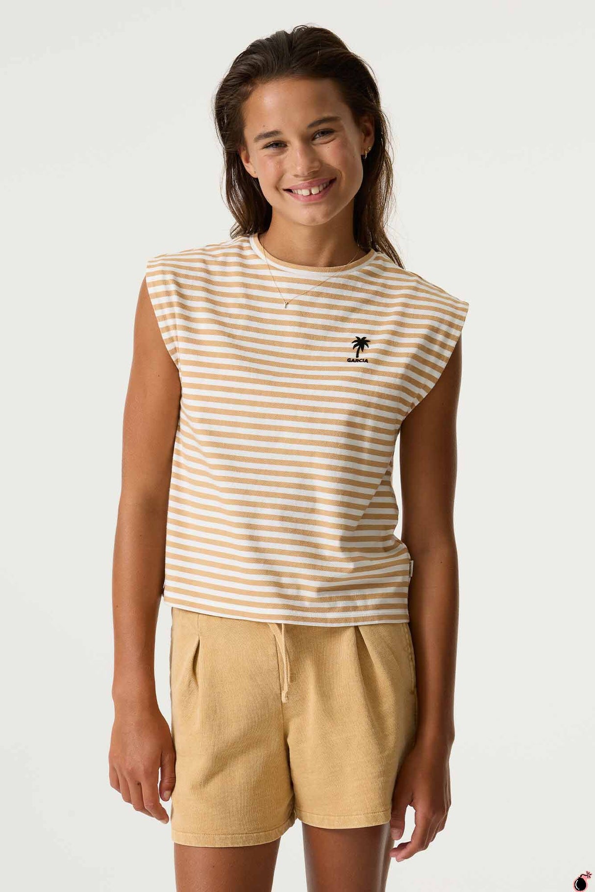 T shirt Maria Marron