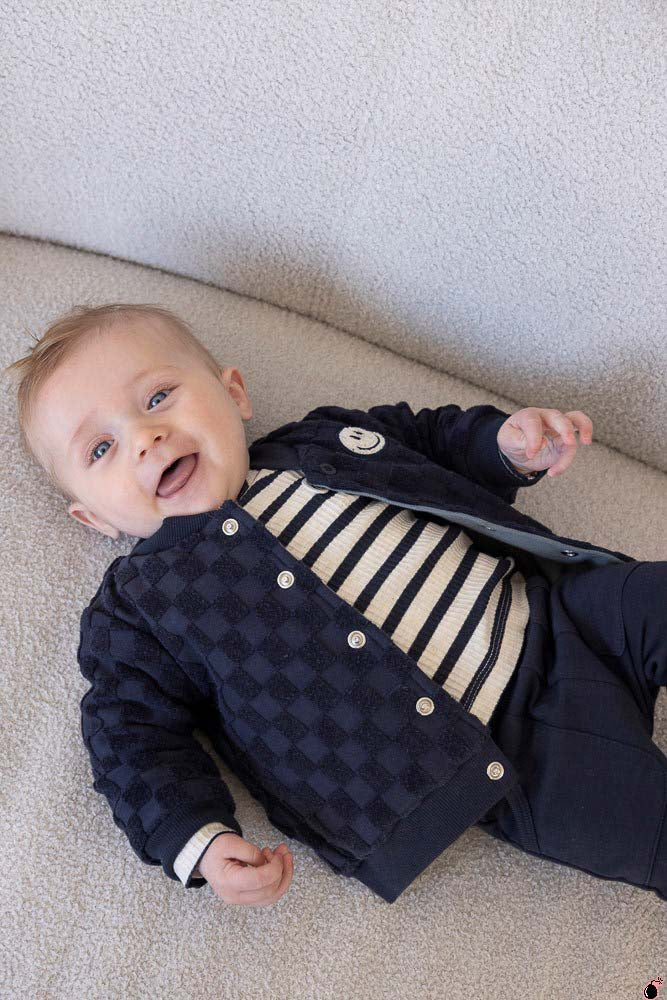 Gilet bomber Réversible Let's Go Bleu