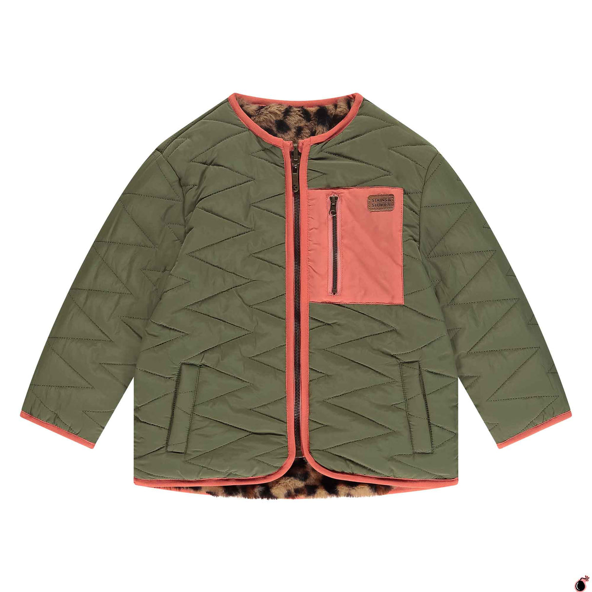 Veste Réversible Isaline Vert