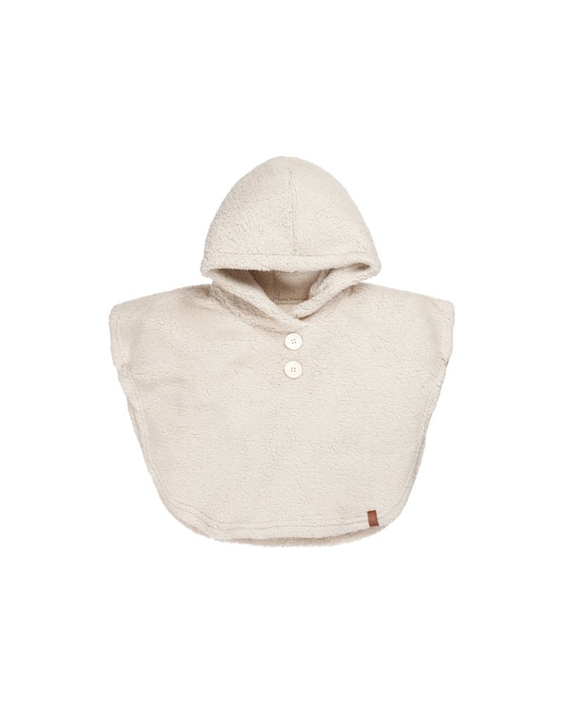 Poncho Teddy Sable