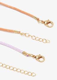 Set de 3 Bijoux Mauve