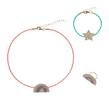 Set de 3 Bijoux Rose