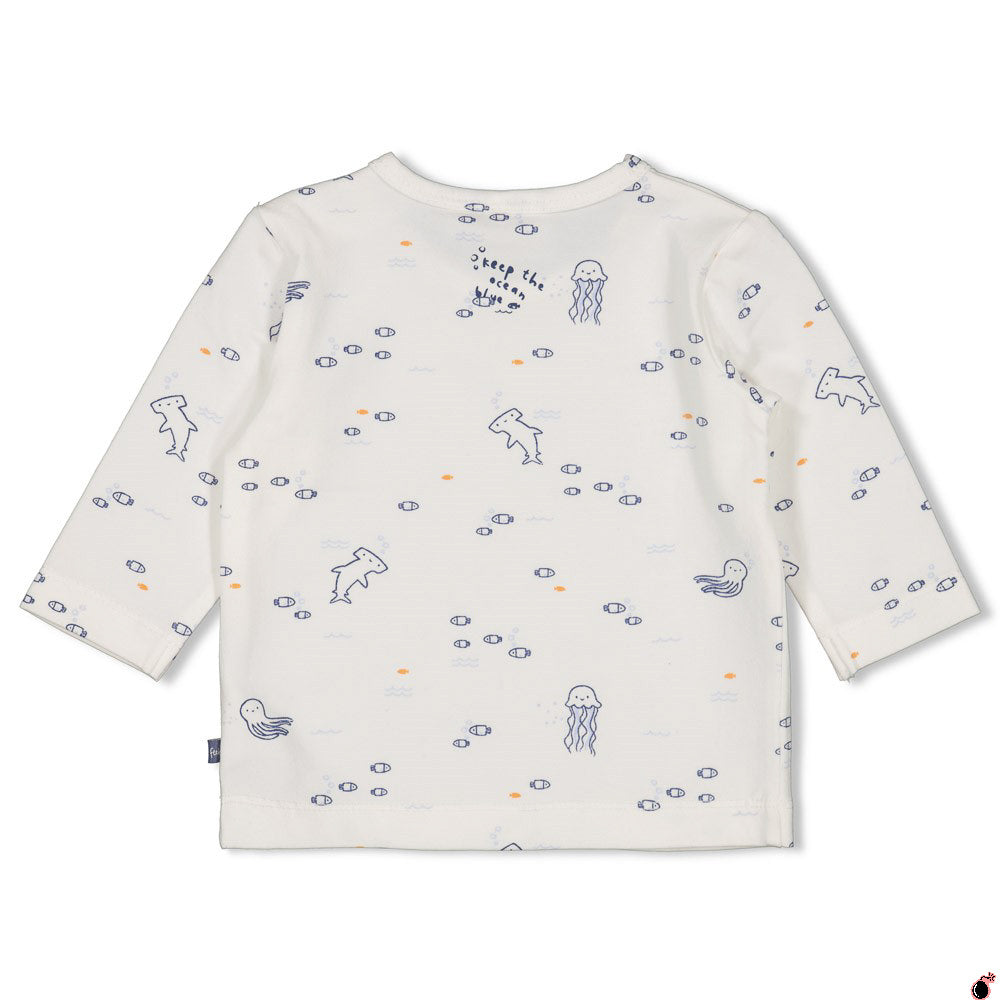 T shirt Ocean Blanc