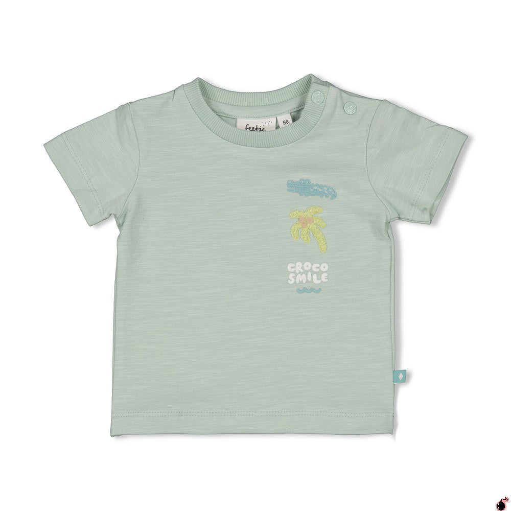 T shirt Croc Menthe