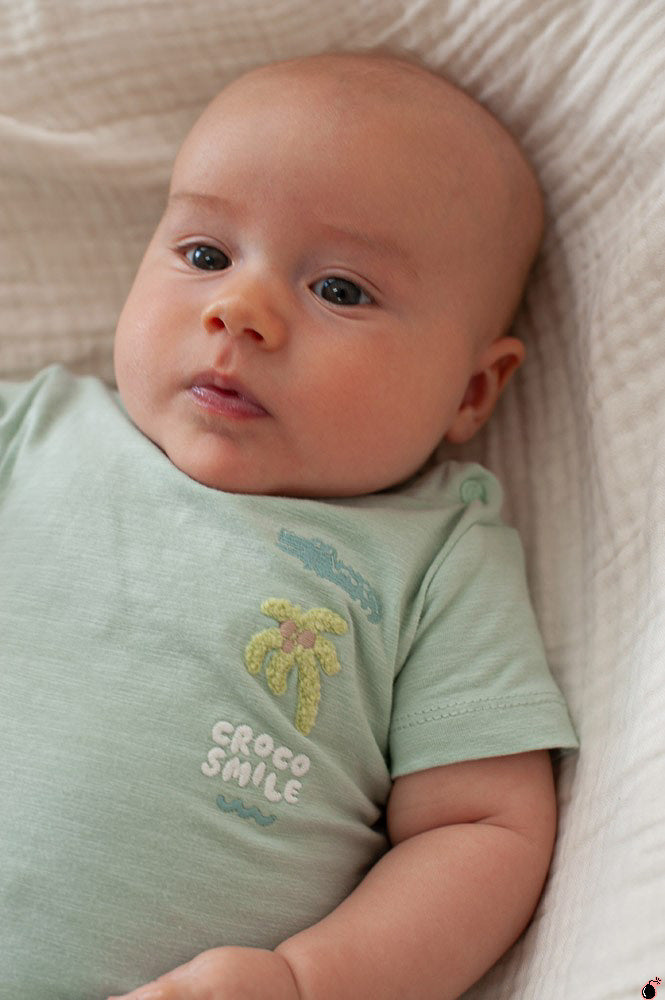 T shirt Croc Menthe