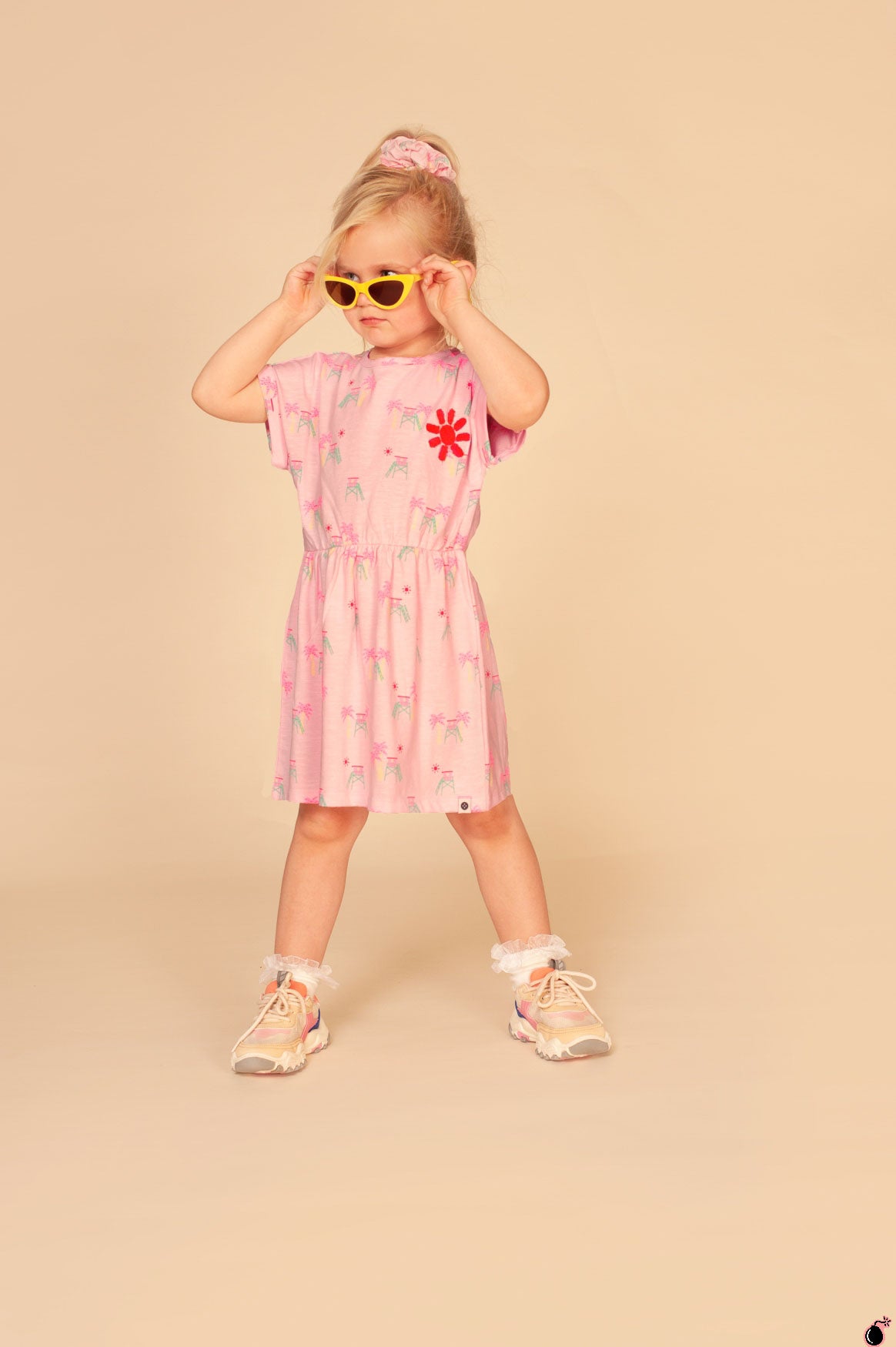 Robe Daphne Rose Poudré