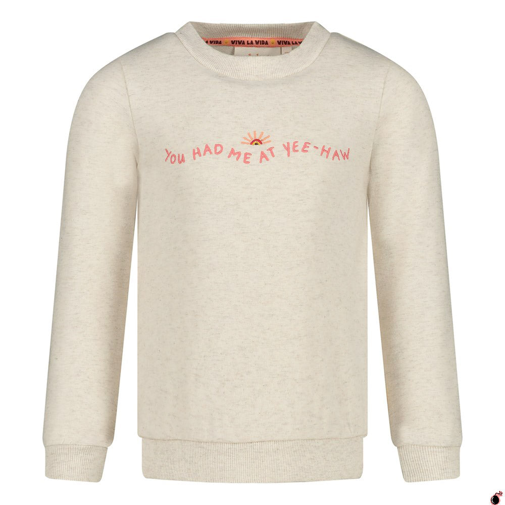 Sweat Salsa Blanc cassé