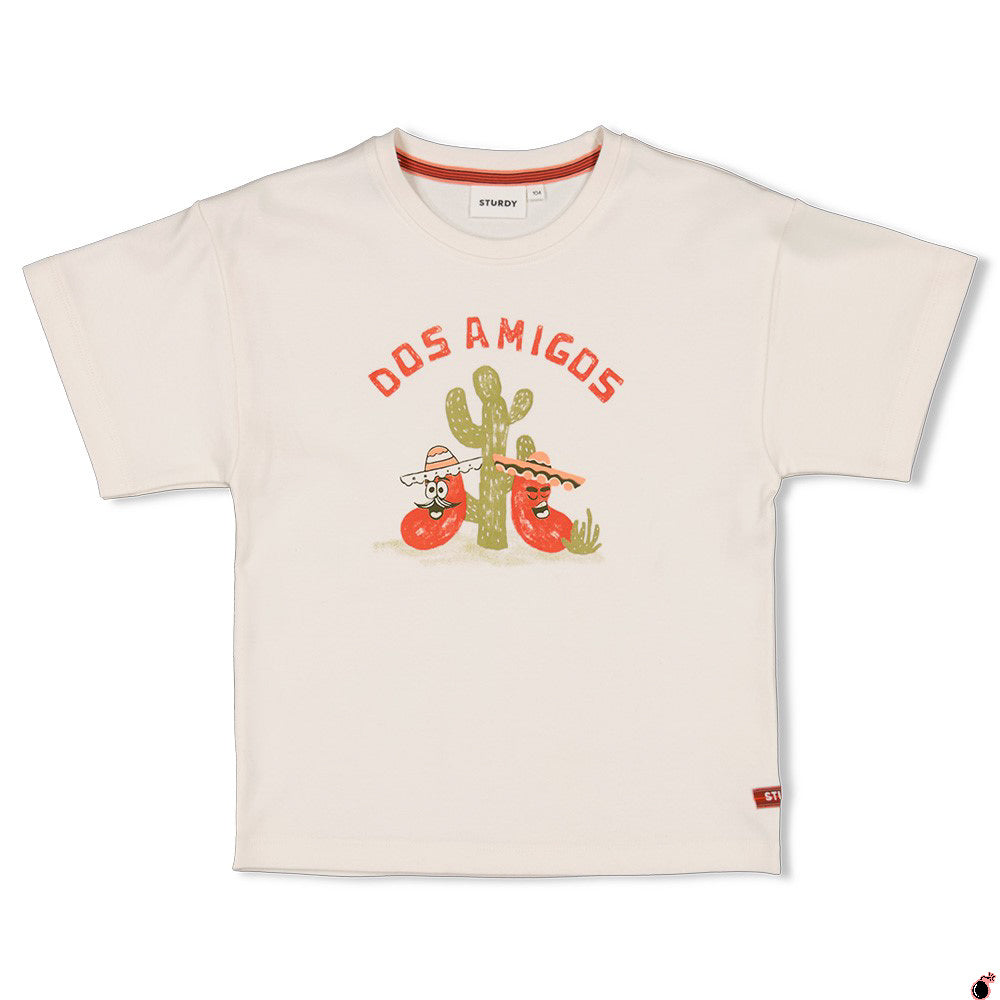 T shirt Desert Blanc