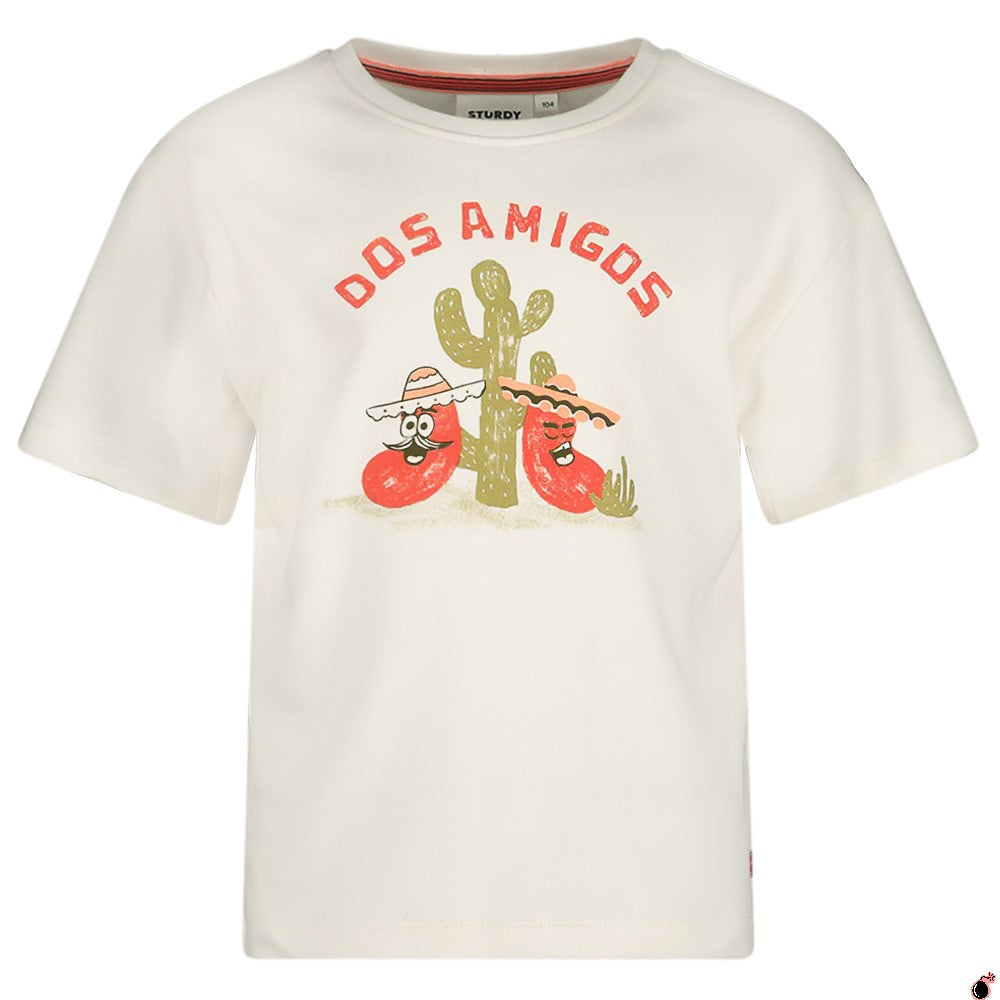 T shirt Desert Blanc