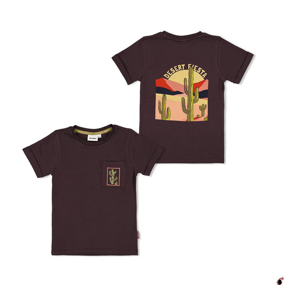 T shirt Desert Brun
