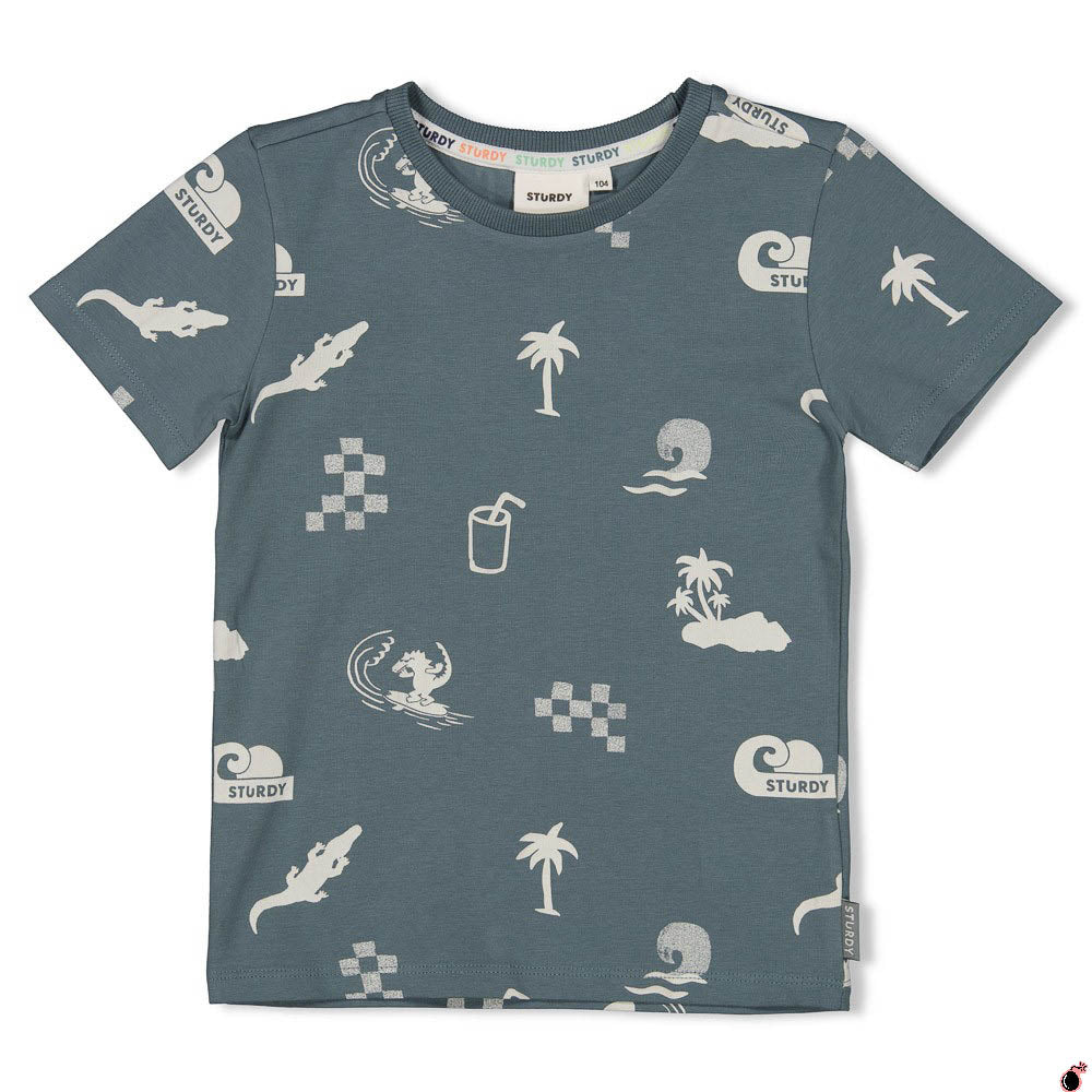 T shirt Lagoon Bleu
