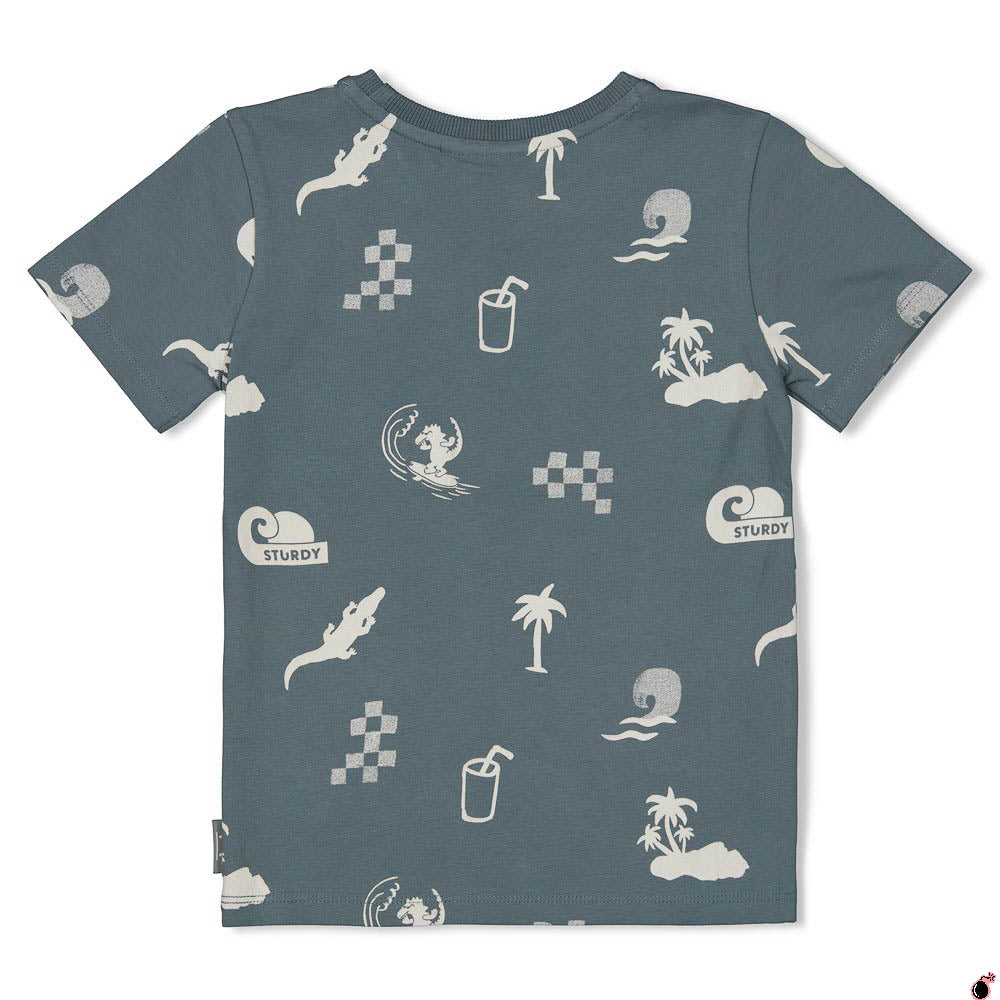 T shirt Lagoon Bleu