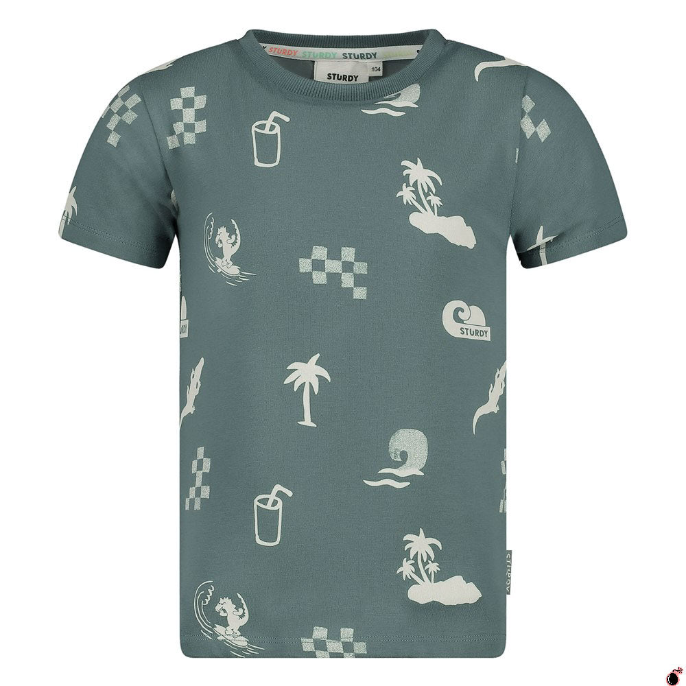 T shirt Lagoon Bleu