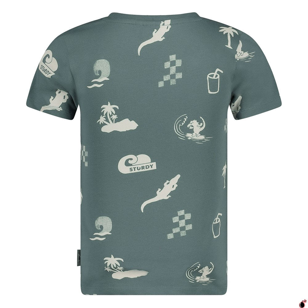 T shirt Lagoon Bleu