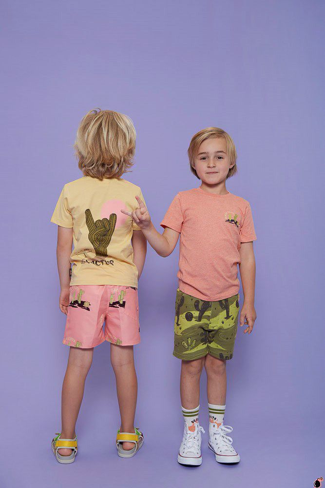 T shirt Desert Jaune