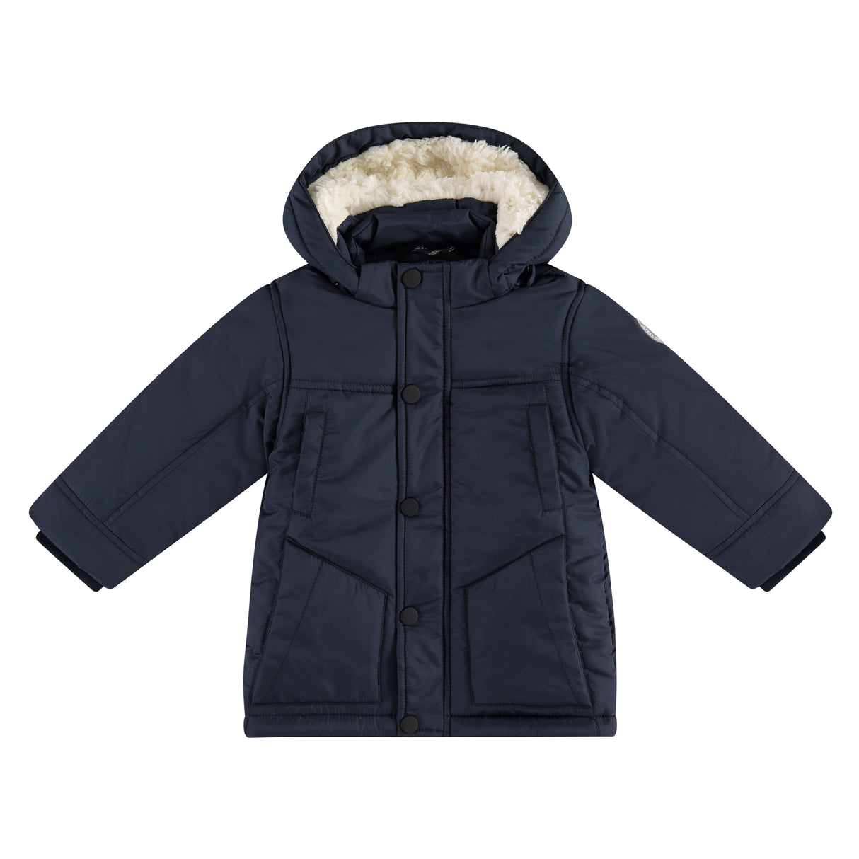 Jas - Jongen WinterParka - Blauw gewassen