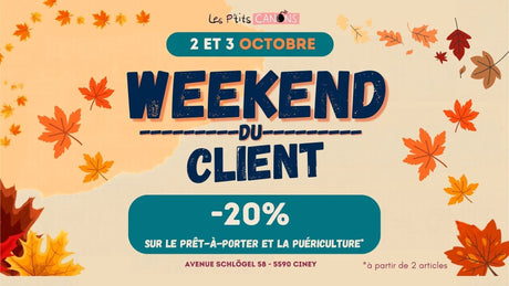 Week-end du Client : Offres exclusives, cadeaux & concours !