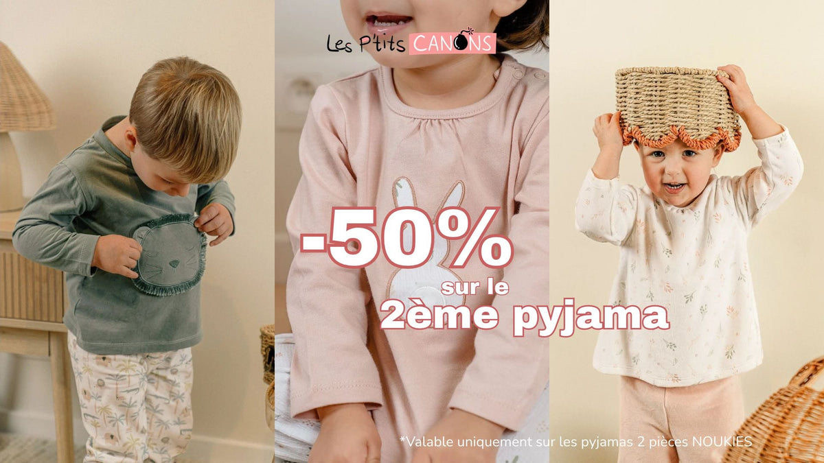 -50% sur la 2ème pyjama : profitez de notre offre exclusive Noukie's !