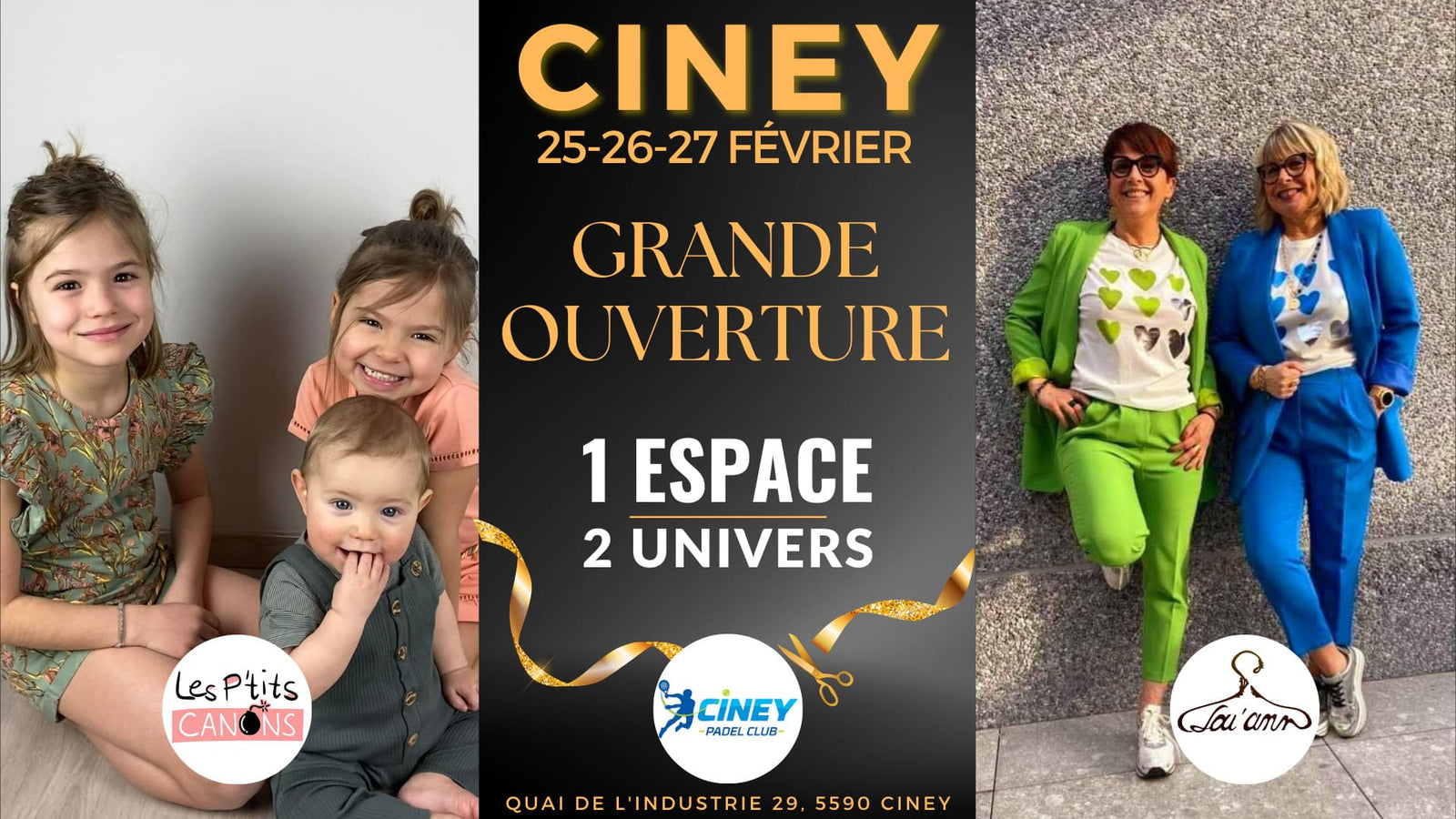 25-26-27 FÉVRIER - GRANDE OUVERTURE à Ciney