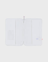 Protège carnet de santé, mousseline bio fleurs d’antan