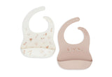 ° Bavoir Silicone - Lovely Birds - 2 pièces °