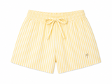 Short rayé JAUNE