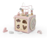 Roze activiteitenkubus