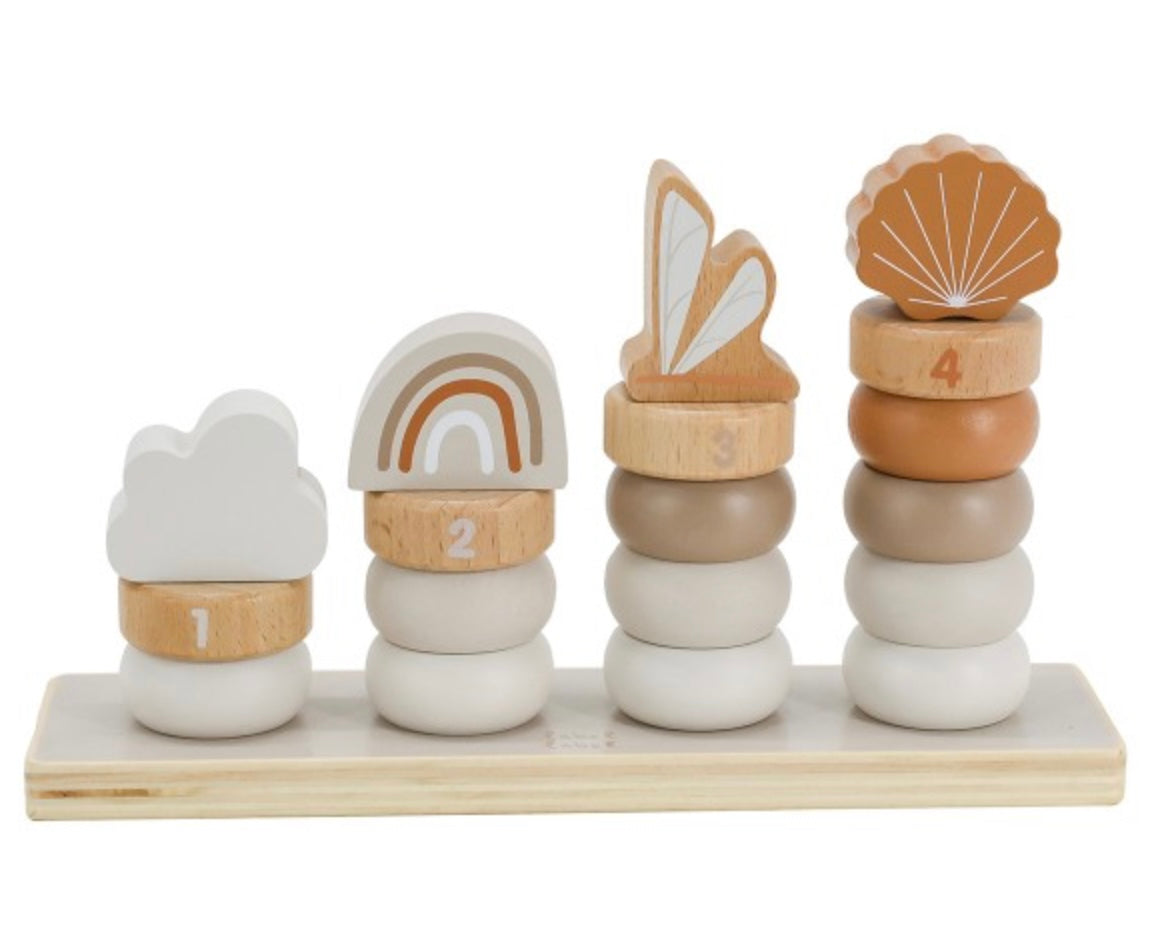 Anneaux à empiler Nougat