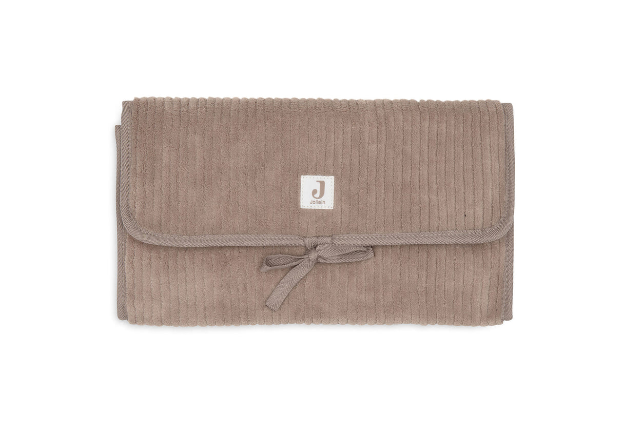 ° Tapis à Langer Nomade - Cloudy Rib Milky Coffee °