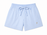 Short rayé BLEU