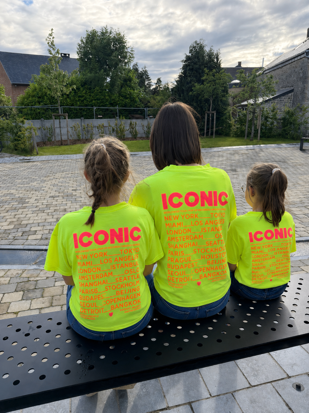 T Shirt Iconic Jaune Fluo