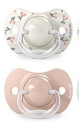 ° Lot de 2 sucettes physiologiques tétine SX Pro 0-6 - Cerises rose °