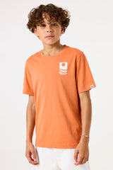 T-shirt Sundown orange