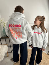 Sweat capuche ICONIC Gris