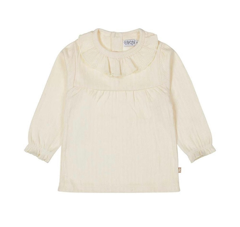 T-shirt Col Claudine beige