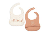 ° Bavoir Silicone - Kangaroots - 2 Unités ° emporté