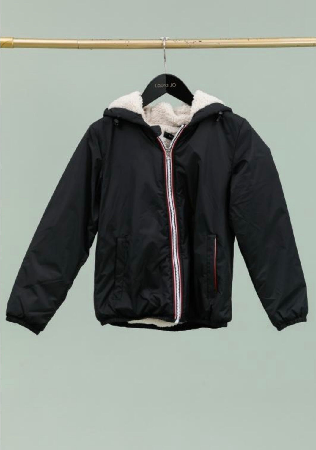 Veste fourrée LJ - NOIR