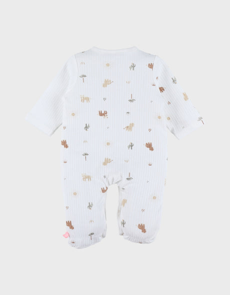 Pyjama bébé, coton structuré Fluffy