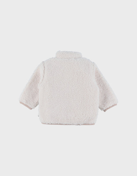 Veste en sherpa écru