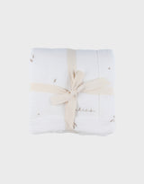 Couverture blanche en gaze coton bio 75x100 cm - Réservé liste 2043024