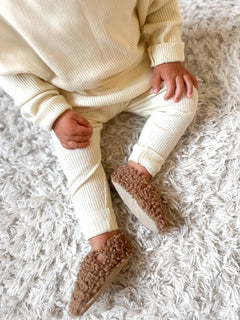 Chaussons TEDDY camel