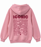 Sweat Iconic à capuche Bandana Rose