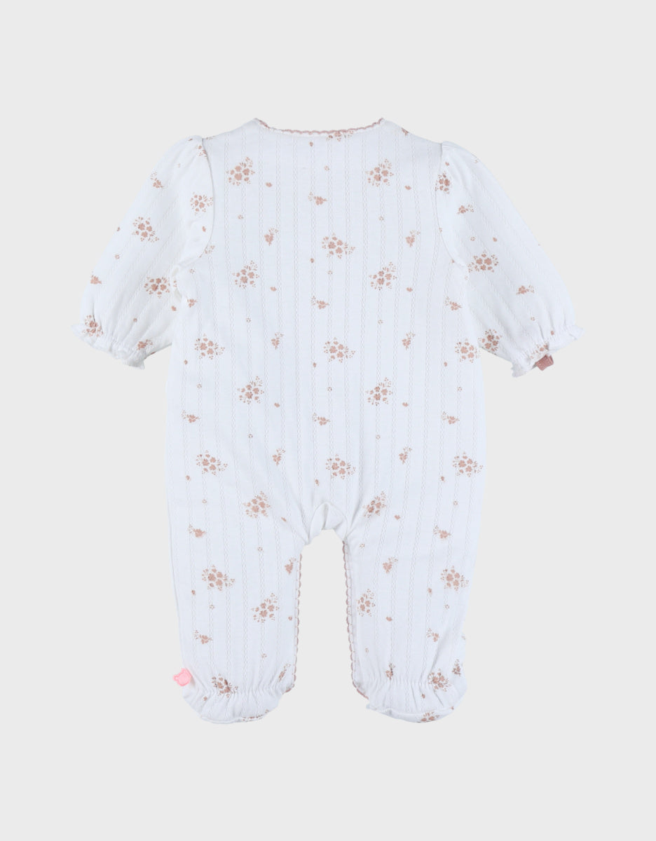 Pyjama bébé, coton vintage flower