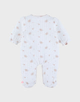 Pyjama bébé, coton vintage flower