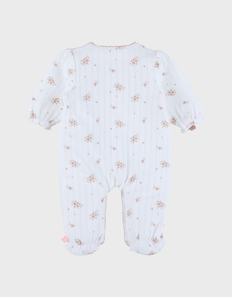 Pyjama bébé, coton vintage flower