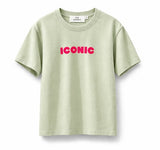 T-shirt ICONIC Vert eau chiné